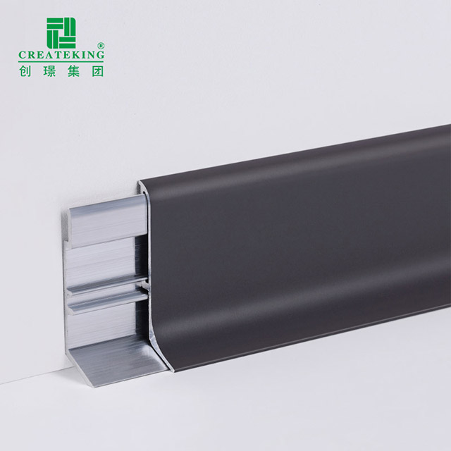Zócalo de piso de aluminio de 40 * 9 mm