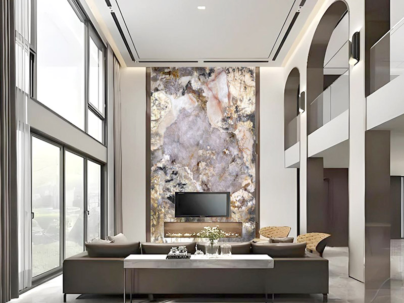 Paneles de pared de m&aacute;rmol de PVC