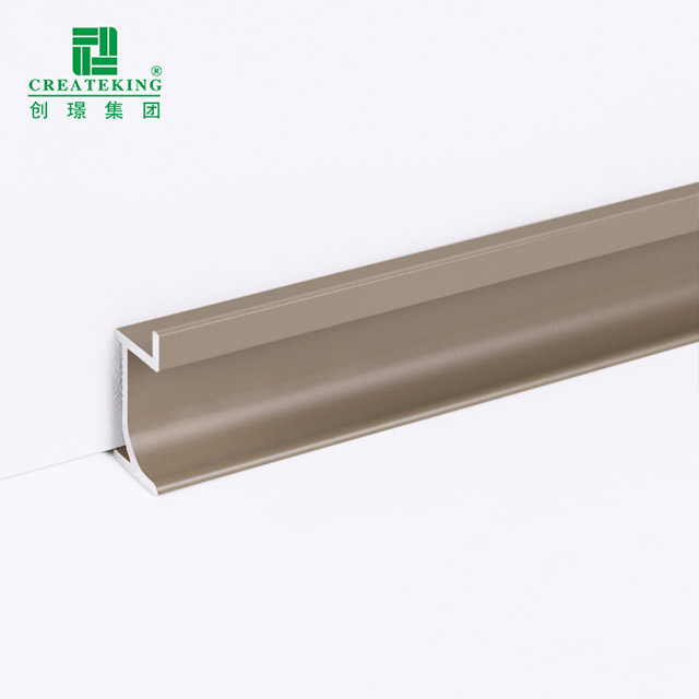 Zócalo de aluminio empotrado de 20*12 mm