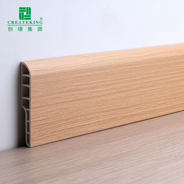 Rodapié tipo lápiz de PVC de 70*12 mm