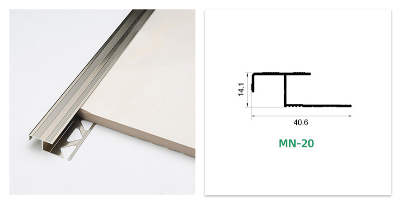 Perfiles de aluminio para pelda&ntilde;os de escaleras
