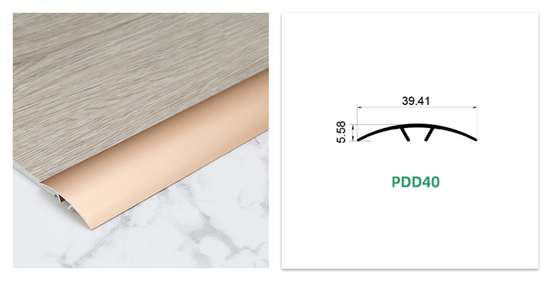 Tira de umbral de puerta de metal