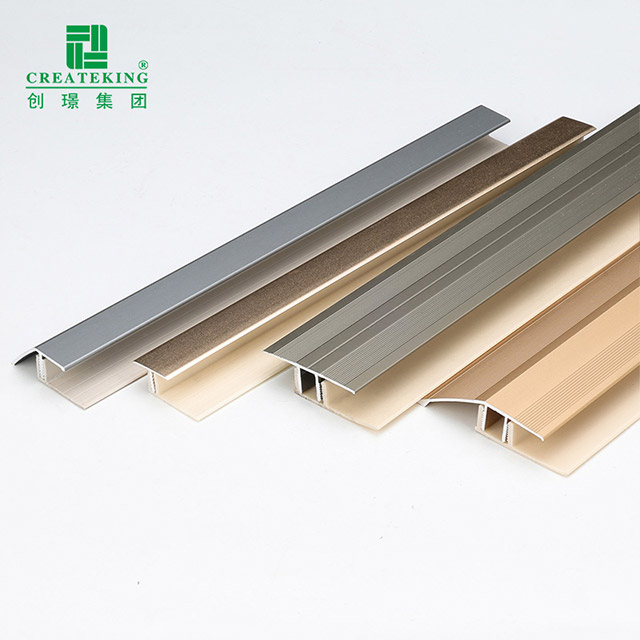 Tira de transición de piso con moldura en T de aluminio de 10,9x20 mm