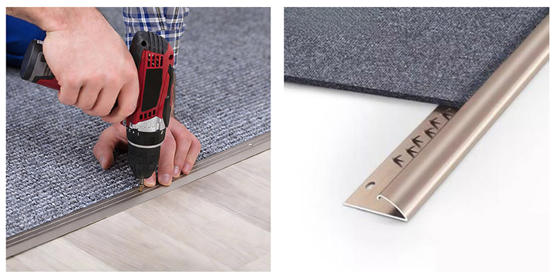 Tiras de transici&oacute;n de alfombras