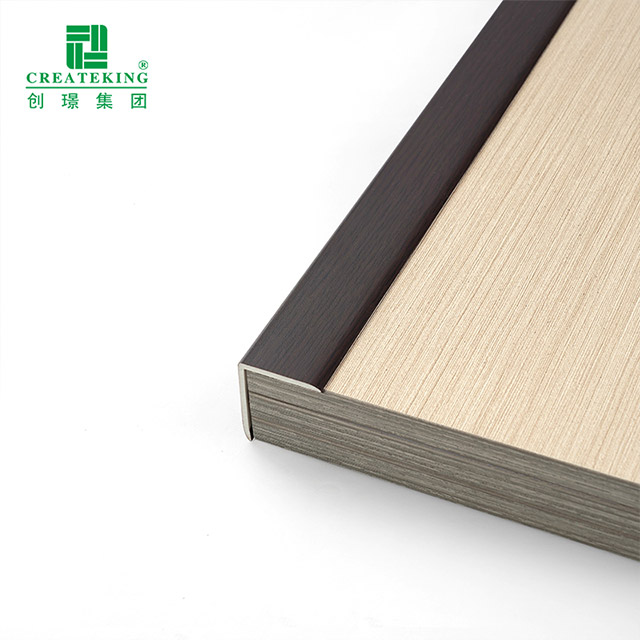 Tiras de ribete para pisos de madera maciza en forma de L de PVC de 30 * 25 mm