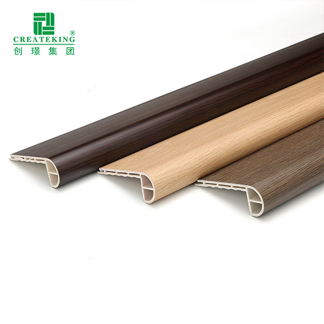 Tiras de borde de escalera SPC de 75 * 25 mm