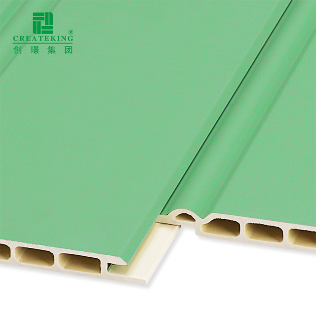 Tableros de pared huecos de WPC de 195 * 9 mm