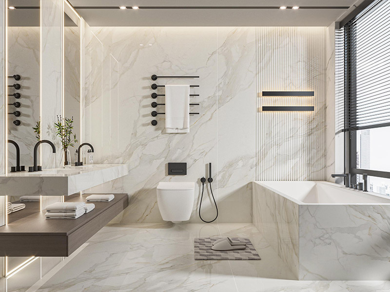 10 ideas populares de baño con paneles