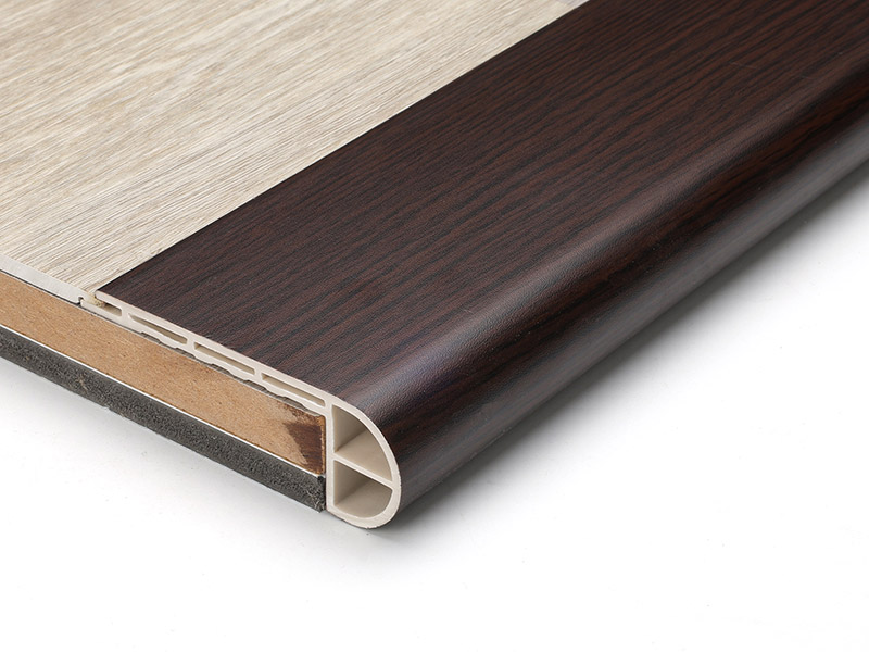 Tiras de borde de escalera SPC de 75 * 25 mm