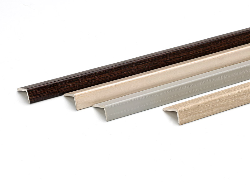 Tira de borde de suelo laminado en forma de L de PVC de 20*10 mm