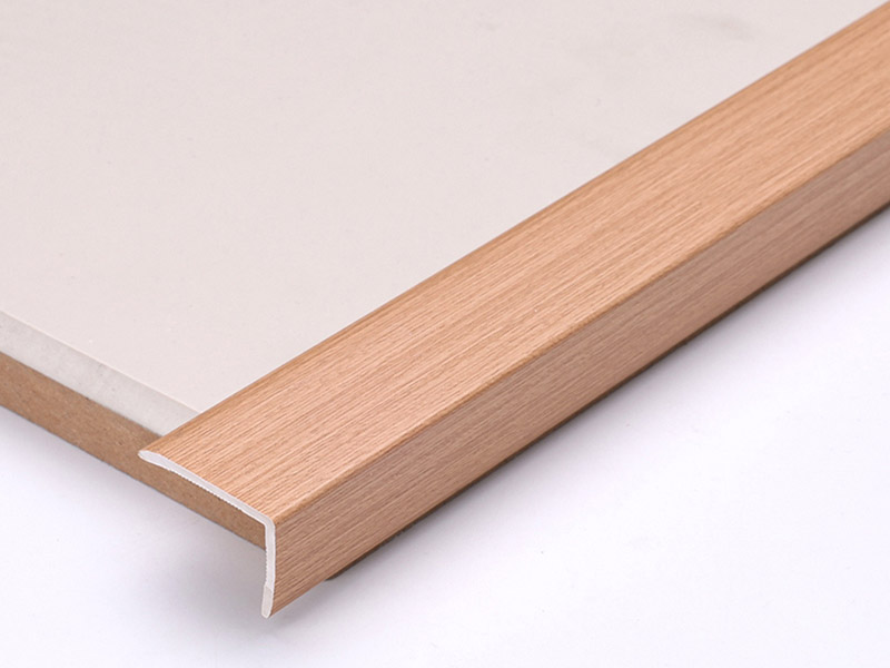 Tiras de borde de piso de madera maciza en forma de L de 30 * 20 mm