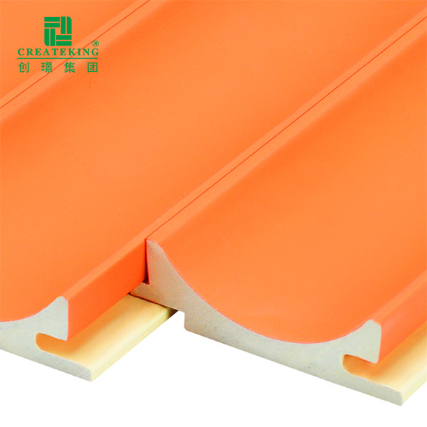 Paneles de pared estriados de PVC de arco interno de 51,7 * 15 mm