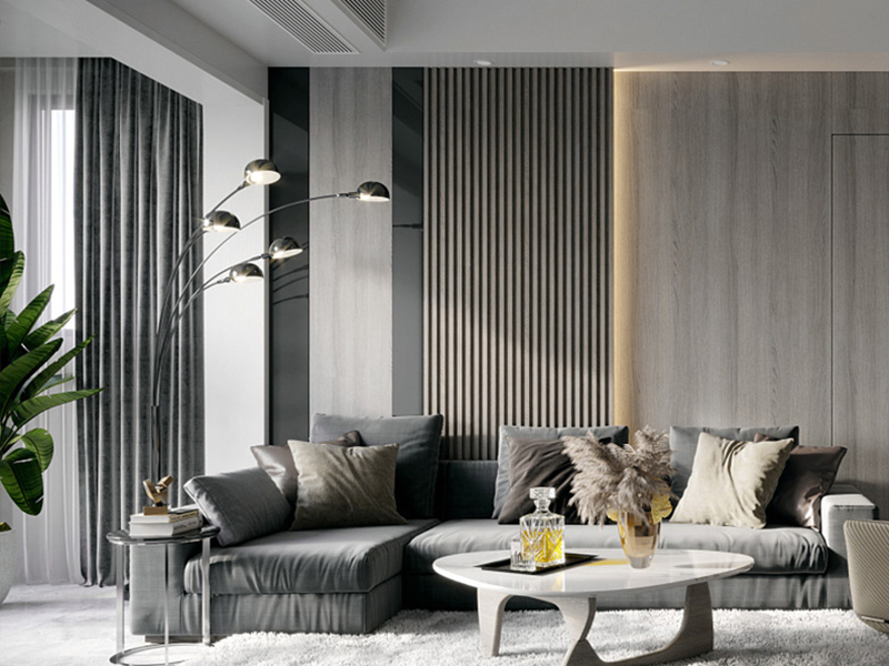 Paneles de pared huecos de WPC