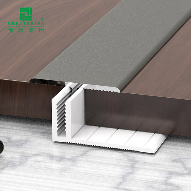 Molduras de piso de aleación de aluminio en forma de T de 25 * 11,3 mm