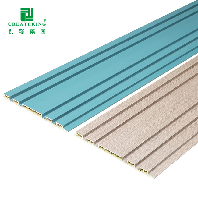 Panel de pared de plástico de madera personalizado de fábrica de China