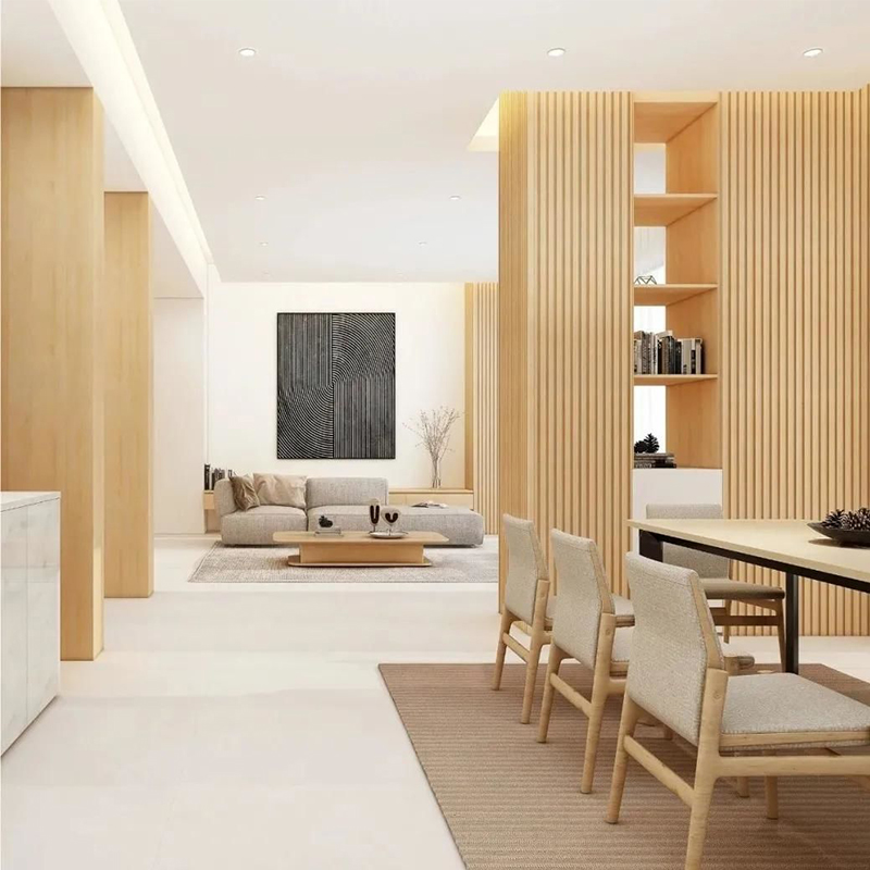 panel de pared de wpc decoraci&oacute;n de interiores