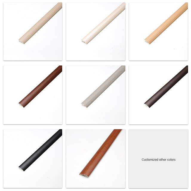Reductor de pisos de PVC de imitación de madera de 28 * 5 mm