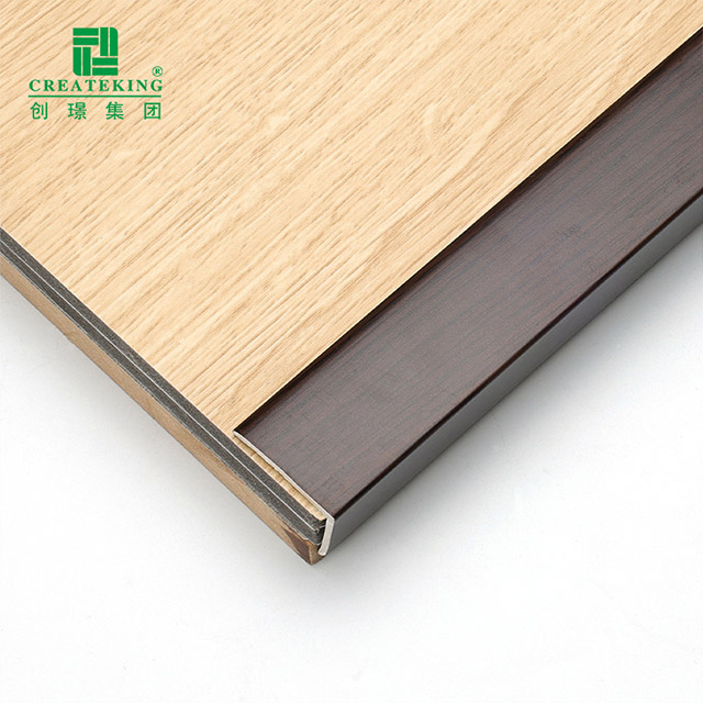 Tiras de ribete para pisos de madera maciza en forma de L de PVC de 30 * 25 mm