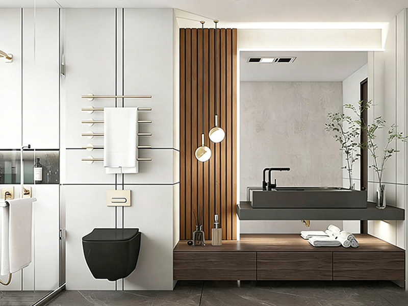 ¿Se puede utilizar un panel de pared de WPC en un baño?