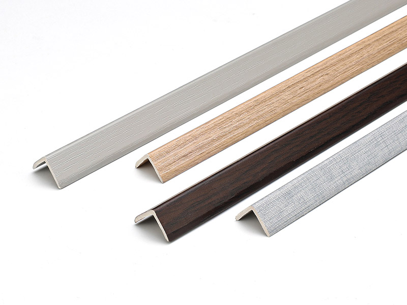 Tiras de borde de piso de PVC en forma de L de 13 * 13 mm