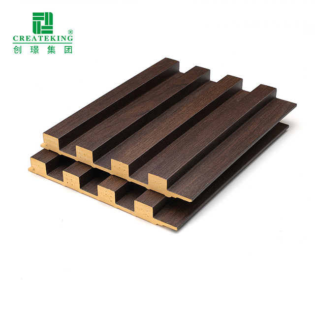 Paneles de pared sólidos estriados ecológicos de 159 * 16 mm