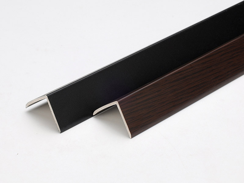 Tiras de ribete para pisos de madera maciza en forma de L de PVC de 30 * 25 mm
