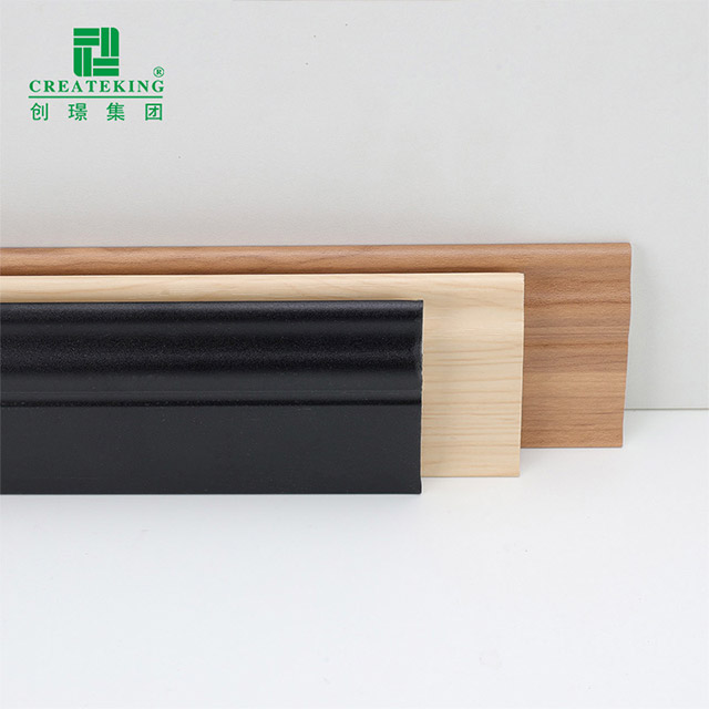 Zócalo hueco de múltiples cavidades de PVC de 70 * 16 mm