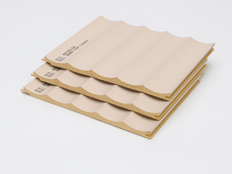 Paneles de pared estriados c&oacute;ncavos de 128*7,8 mm