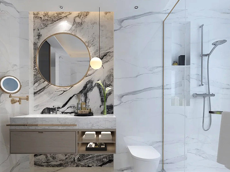 paneles de pared de PVC para ba&ntilde;o