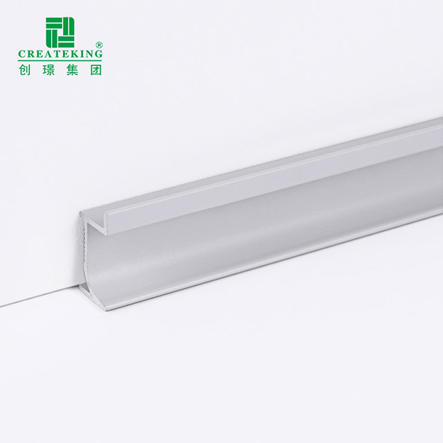 Zócalo de aluminio empotrado de 20*12 mm