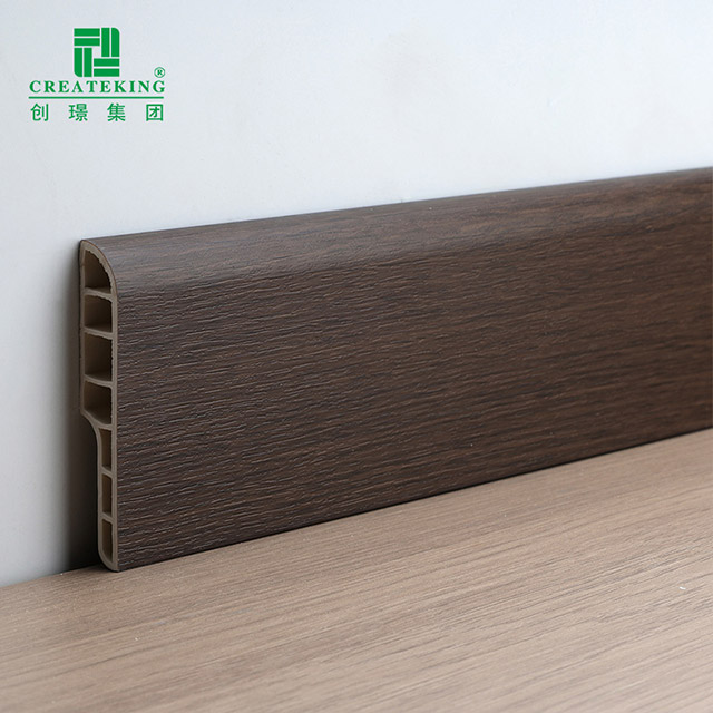 Rodapié tipo lápiz de PVC de 70*12 mm