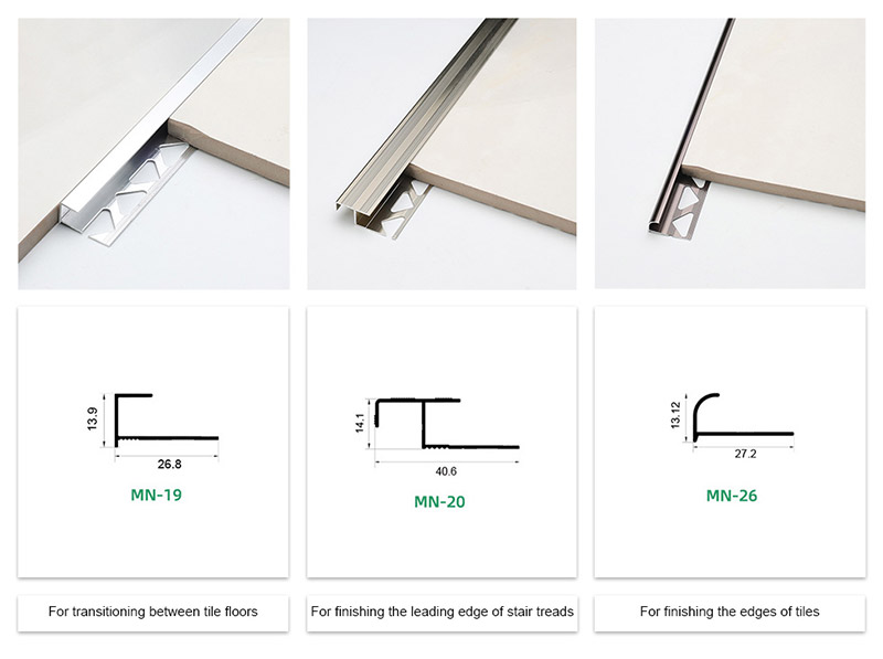 Perfiles de aluminio para pelda&ntilde;os de escaleras