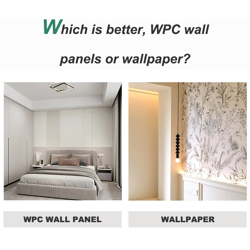 ¿Qué es mejor, los paneles de pared de WPC o el papel tapiz?