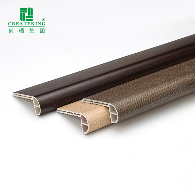 Tiras de borde de escalera SPC de 75 * 25 mm