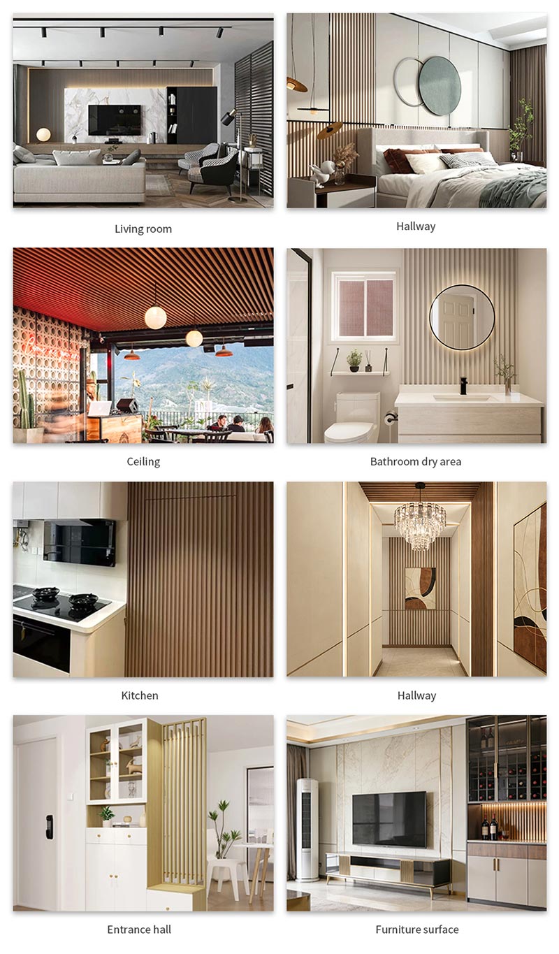 Paneles de pared de ba&ntilde;o WPC