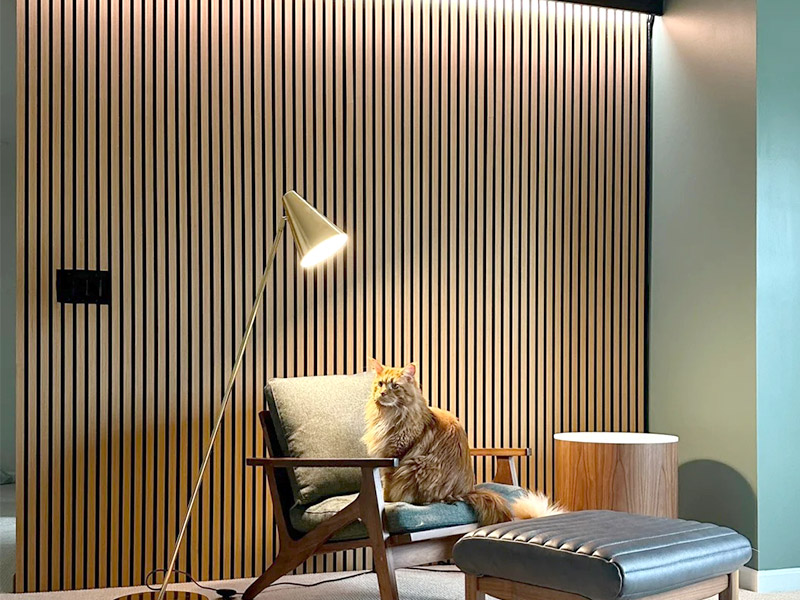 ¿Es una buena idea instalar paneles de pared de listones?