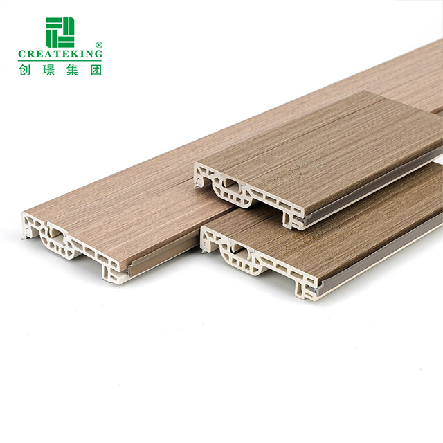 Rodapié de clavo oculto WPC de 60 * 12 mm