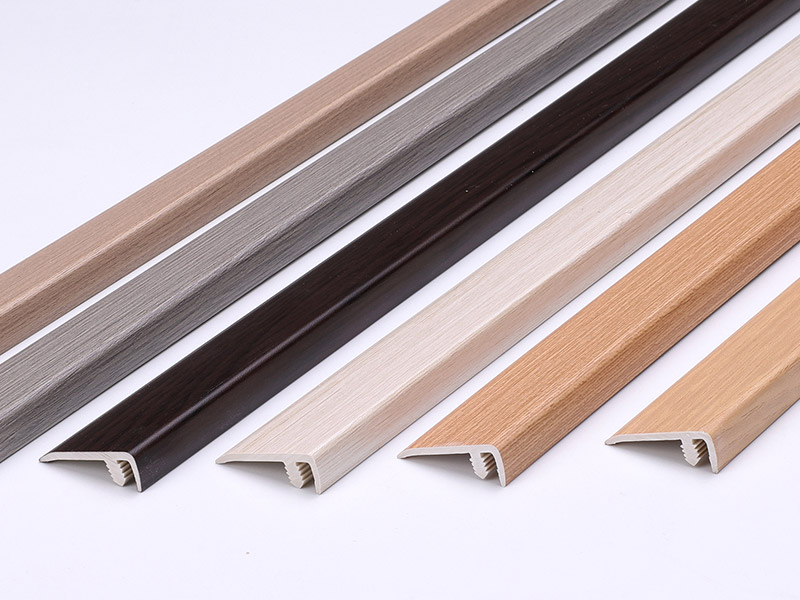 Tiras de borde de piso de PVC en forma de F de 30 * 10,5 mm