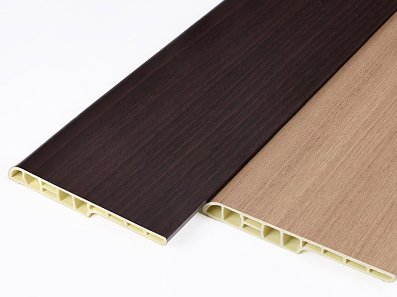 Rodapi&eacute; tipo l&aacute;piz de PVC de 100*12 mm