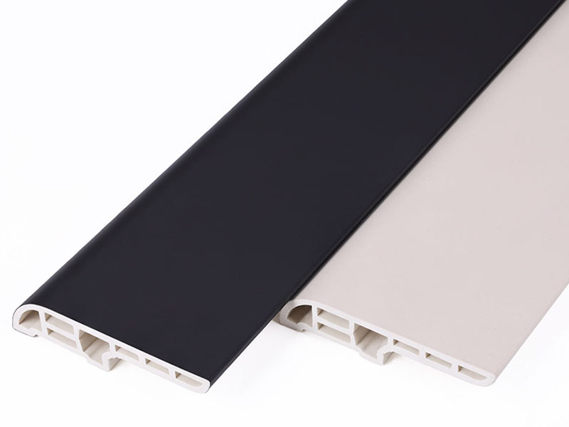 Rodapi&eacute; tipo l&aacute;piz de PVC de 60*13 mm