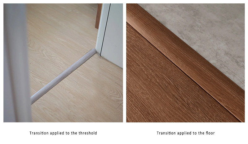 Tiras de transici&oacute;n de piso SPC en forma de T de 25 * 4 mm