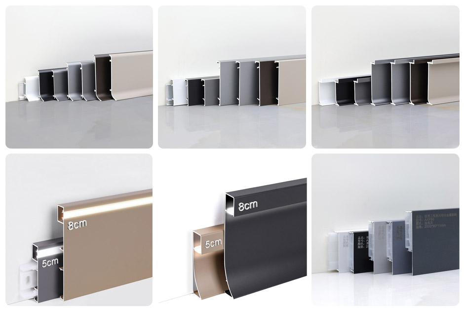 ¿Cuáles son los beneficios de los rodapiés de aluminio?