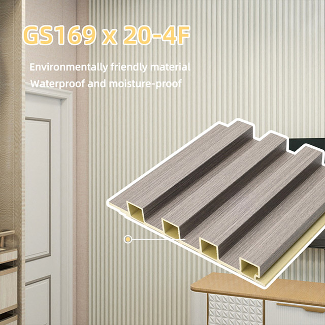 Paneles de pared huecos de PVC de 169*20 mm