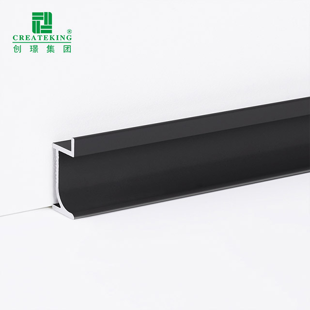 Zócalo de aluminio empotrado de 20*12 mm