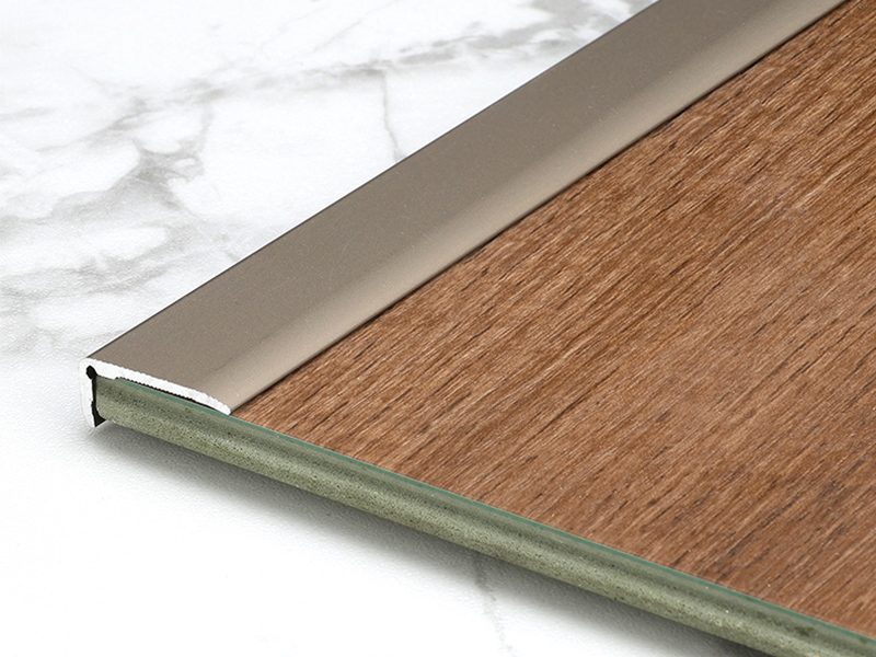 Bandas de borde de piso de aluminio en forma de L