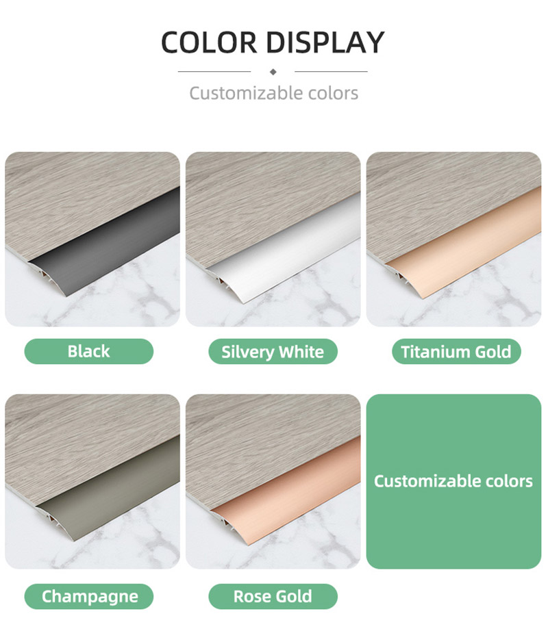 Tira de transici&oacute;n de piso de metal universal