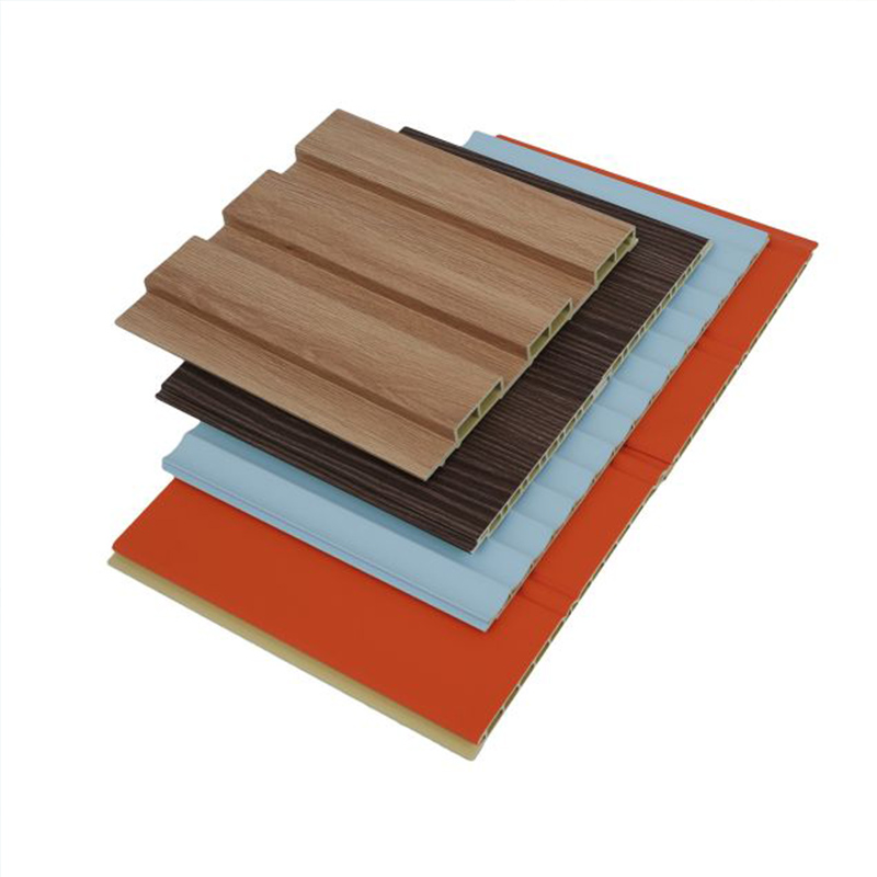 Panel de pared de WPC en relieve