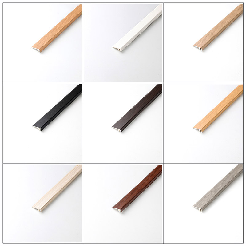 Bordes para pisos de PVC en forma de F