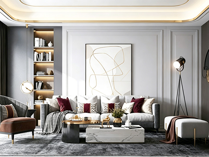 ¿Cuál es la regla de los 3 colores en el diseño de interiores?