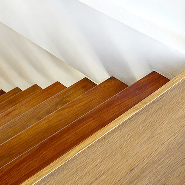Perfiles de bordes de piso de PVC en forma de L de 20 * 4,5 mm